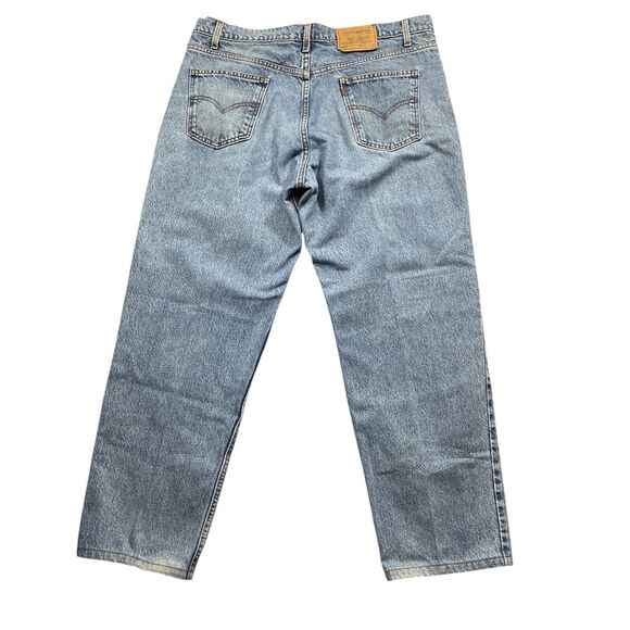Levis 550 Relaxed Fit Jeans 40 x 32 (30) 100% Cotton (loose stitch on pocket) - Picture 8 of 10
